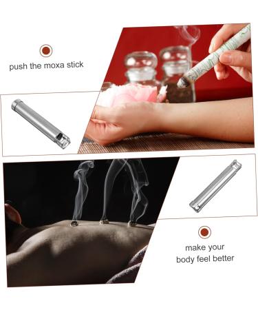 Plafope 5-Piece Moxa Face Massage Device - Magnetic Bracket & Eye Massager - Moxibustion Cone Holder & Moxa Roll Burner - Buy Online on GoSupps.com