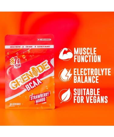 Strawberry Pomegranate Mango BCAA 390G - Buy Online on GoSupps.com
