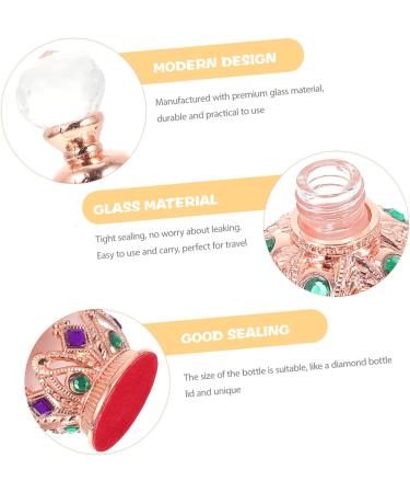 minkissy Diffuser essential oil bottle vintage dropper bottle essential oil car diffuser empty perfume storage bottle glass essential oil diffuser aromatherapy bottle alloy travel Perfume - Buy Online on GoSupps.com