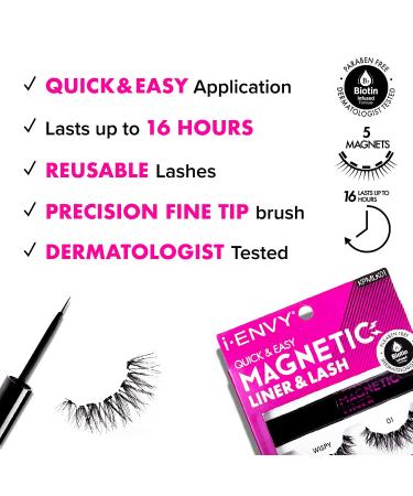 KISS i Envy Magnetic Eyeliner - Wind Resistant | Up to 16hrs Wear - Buy Online on GoSupps.com