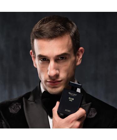 KLUB Man Eau De Parfum Perfume for Men with Lemon Rose and Vanilla|Musky and Spicy Long Lasting Premium EDP Fragrance Scent 100Ml - Buy Online on GoSupps.com
