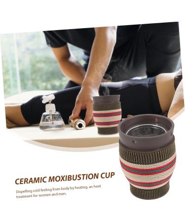 Buy Moxibuspot Moxa-Cup Massage Device - Double-Fat Moxibustion Tool for Effective Home Therapy | International Shipping Available - Buy Online on GoSupps.com