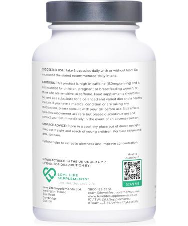 Cognitive Enhance Nootropic by LLS | 180 Capsules - 30 Servings | Brain Boosting Formula with Creatine, Acetyl L-Carnitine & More | Love Life Supplements - Buy Online on GoSupps.com
