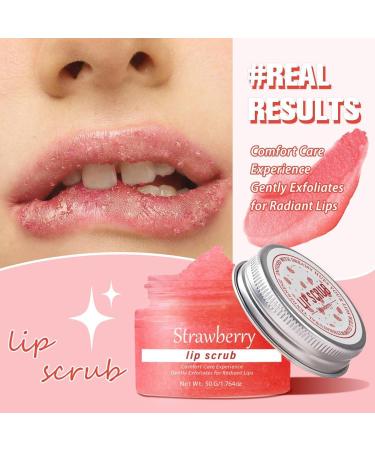 Lip Scrub Lip Exfoliating Scrub Lip Scrub Lip Exfoliator Lip Care Repair and Reduce Lip Wrinkles for Chapped and Dry Lips (B 50g) - Buy Online on GoSupps.com