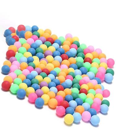 KEVENZ 60, 120, or 1500 Pack Ping Pong Balls, Assorted Color Table Tennis Balls, Multi-Color Pong Balls for Pong Games, Arts and Craft, Party Decoration, Not for Ball Pit 60 Pack Multicolor