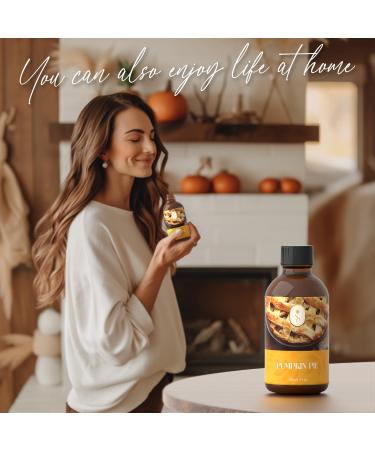Autumn Pumpkin Pie Essential Oil 120ml - Natural Fall Fragrance for Aromatherapy Diffusers Massage & Candle Making - Buy Online on GoSupps.com