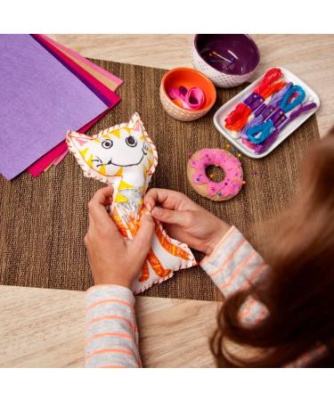 Craft-tastic Learn to Sew Kit - 7 Fun Projects with Reusable Materials | Teach Basic Sewing Stitches, Embroidery & More - Ages 7 - Buy Online on GoSupps.com