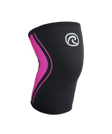 Rehband Kniebandage strength sport knee support for cross fit & heavy training knee sleep from 5 mm neoprene in many colors & sizes unisex m pink - 1 piece