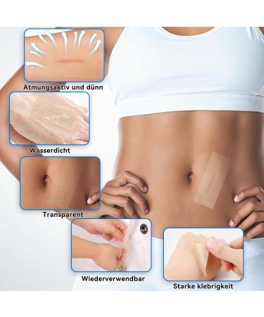 Silicone Scar Patches for C-Section Burns & Acne - 4cm x 150cm & 4cm x 300cm | Professional Scar Treatment for Lasting Results - Buy Online on GoSupps.com