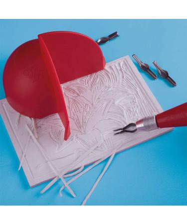 ESSDEE Mastercut Linoleum Carving Blocks - Pack of 2 - 100x100x4mm for Stampmaking & Printmaking - Buy Online on GoSupps.com