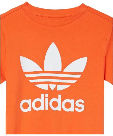 adidas Originals Kids' Trefoil Tee - Large - Semi Impact Orange - Buy Online on GoSupps.com