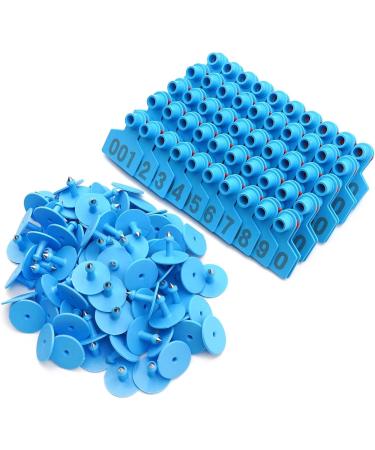 Buy M.Z.A Pig Ear Tags | Numbered Ear Tags for Pigs Hogs Sheep Cows & Goats - 001-100 Blue | International Shipping Available - Buy Online on GoSupps.com