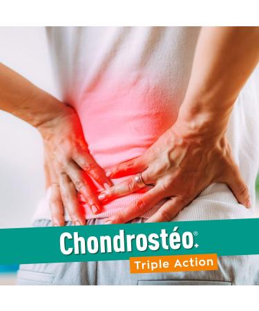 GRANIONS Chondrosteo+ Joints 2 x 180 Tablets Glucosamine Chondroitin Msm Harpagophytum Bamboo Silicon Triple Action: Mobility & Joint Flexibility Bone Capital Made in France - Buy Online on GoSupps.com