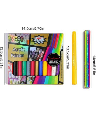 3D Painting | Waterproof and Quick Dry Nail Polish | 3D Abstract Lines Fine Details Flower Pattern Manicure 02 - Buy Online on GoSupps.com