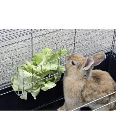 Kerbl Hay Rack Galvanised Hangs in Cage Bars 17 x 13 cm 13 x 17 cm (1er Pack) - Buy Online on GoSupps.com