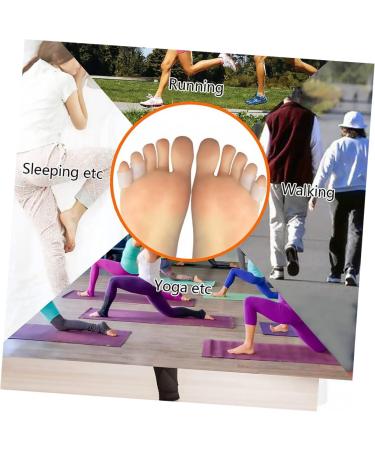 PLAFOPE 10pcs Silicone Toe Covers & Separators - Big Toe Protectors for Men - Mild White - 3x2.5cm - Buy Online on GoSupps.com
