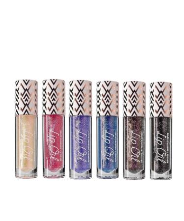Miss Lady Diamond Black Black Glitter Lip Gloss Diamond Lipstick Sparkling Glossy Liquid Lipstick Lip Gloss For Women