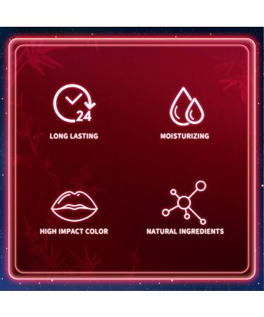 Catkin Rouge Matte Lipstick - Waterproof, Long Lasting Satin Moisturizing Formula - Chinese Style (CP166) | 0.13 Ounce - Buy Online on GoSupps.com