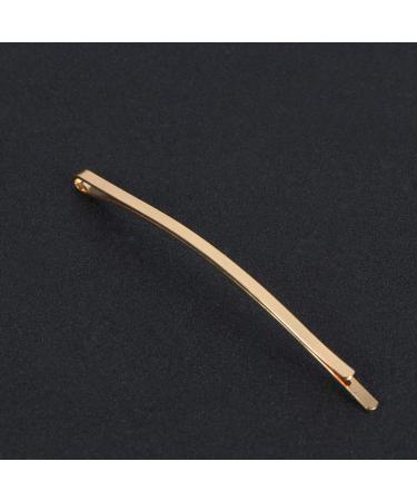 Beaupretty 100 Pack Long Flat Bobby Pins - Gold Metal Hair Clips for Women & Girls - Buy Online on GoSupps.com