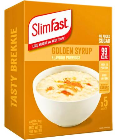 Slimfast Meal Replacement for Weight Loss Bundle with 1 x Slimfast Porridge Golden Syrup and 2 x Slim Fast Very Berry Meal Bars - Buy Online on GoSupps.com
