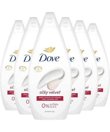 Unilever Benelux Dove Essential Care Silky Velvet Nourishing Shower Gel transforms even the driest skin 6 x 720 ml Value Pack - Buy Online on GoSupps.com