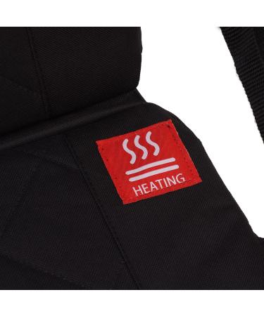 Tnfeeon Portable Heating Pad | Thickened Stadium Cushion | Changeable Temp | Ideal for Outdoor Camping Fishing & Hunting - Black - Buy Online on GoSupps.com