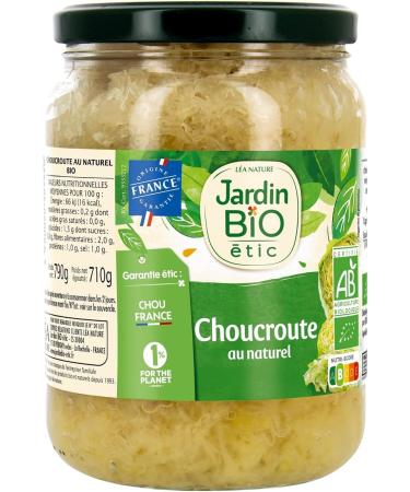 Jardin BiO tic - Natural sauerkraut - organic - Salty - AB certified - 790g jar - Buy Online on GoSupps.com