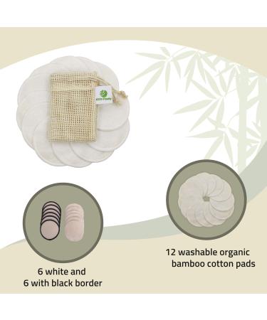 Buy Your VIP Skin Washable Slighting Pads | 12 Reusable Organic Cotton & Bamboo Pads - Eco-Friendly Sustainable and Perfect for All Skin Types - Buy Online on GoSupps.com