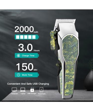 Professional Hair Clippers for Men | Rechargeable Cordless Electric Hair Trimmer | Best Barber Hair Clipper for Precision Cutting - Buy Online on GoSupps.com