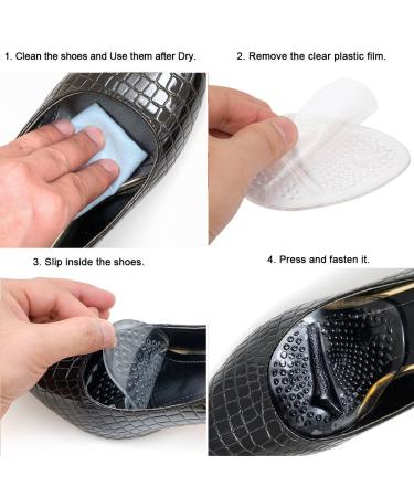 16-Piece Heel Holder Cushion Set | Antislip Gel Pillows for Pain Relief | Soft Silicone Heel and Forefoot Support - Buy Online on GoSupps.com