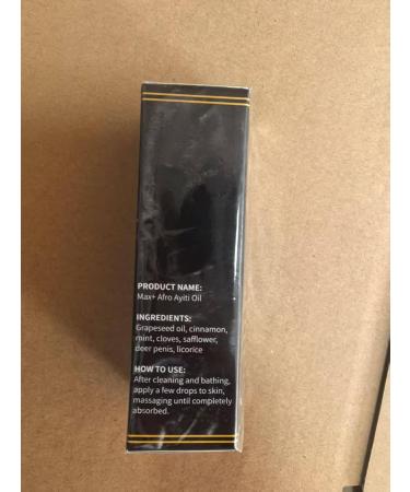 Maidlure Max+ Afro Ayiti Oil Natural Herbal Massage Oil for Male Enhancement (1) - Buy Online on GoSupps.com