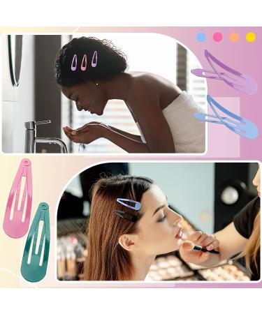 80 Pcs 2.7'' Big Hair Barrettes for Women - Multicolored Snap Hair Clips Set for Girls & Teens - Large Metal Hair Accessories, No Slip Hair Pins - Buy Online on GoSupps.com