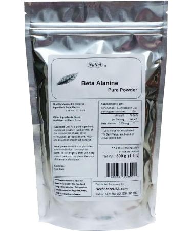 Pure Beta Alanine Powder for Endurance (1000 Grams (2.2 lb)) 2.2 Pound (Pack of 1) - Buy Online on GoSupps.com