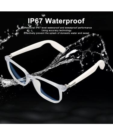 Intelligent Open Ear Bluetooth Glasses | IP67 Waterproof Touch Control Music Player & Freis Prech for Sports & Travel - Buy Online on GoSupps.com