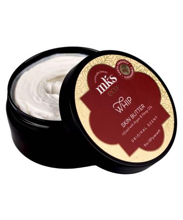 MKS eco Whip Skin Butter - 8 oz - Total Body Moisturizer - Moroccan Argan Oil Hemp Seed Oil Jojoba Oil Shea Butter - Vegan & Cruelty Free Original