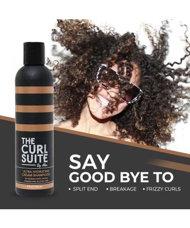 Hydrating Shampoo for Curly Hair - Sulfate-Free Anti-Frizz & Color Safe - Deep Hydration & Special Extracts (8 OZ - Buy Online on GoSupps.com