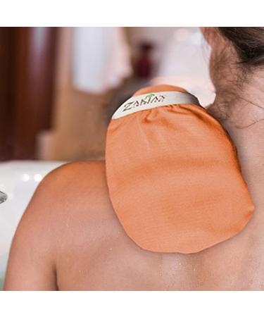 Zakia's Ultimate Moroccan Bath & Shower Set - 100% Natural Orange Blossom Black Soap Exfoliating Body Scrub for Hammam Ritual - Buy Online on GoSupps.com