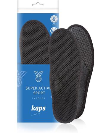 Orthopedic Shoe Inlays for Sports Shoes | Super Active Sport by Kaps | Foot Vault Support & Carbon Odor Neutralization | All Sizes (40 EUR) - Shop Now - Buy Online on GoSupps.com