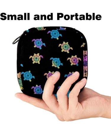 Muoooum Portable Women s Tapes Storage Bag - Galaxy Turtle & Space Motifs | Ideal for Menstrual Cups & First Period Essentials - Buy Online on GoSupps.com
