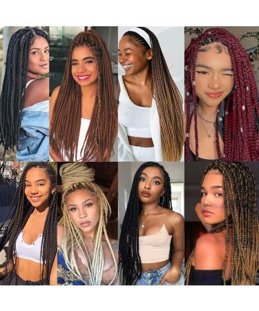 Ancient Lichenhaar Easy Braid 30-Inch Synthetic Hair Extensions 6 Packs Itch-Free Crochet Borders Yaki Texture (1B/30/27#) - Buy Online on GoSupps.com