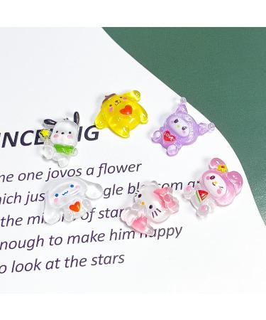 56PCS Kawaii Nail Art Charms: Cute Cat Resin Jelly Gummy Candy Slime Making Ornament DIY Decor - Buy Online on GoSupps.com