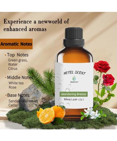 Wandering Breeze & Roy Tranquility Essential Oil - 1.69 Fl Oz Aromatherapy Diffuser Oil | Hotel Collection Inspired by Hilton & Westin - Buy Online on GoSupps.com