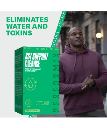 PERFORMIX SST Support Cleanse 60 Capsules - Liver Detox with Milk Thistle & Turmeric - Promotes Healthy Liver Function & Regularity - Buy Online on GoSupps.com