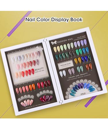 Nail Display Book | Waterproof Magnetic Closure Box for Nail Art | Perfect for Nail Salons - International Shipping - Buy Online on GoSupps.com