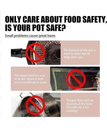 Oil Pollution Cleaning Powder Heavy Oil Stain Cleaner All Purpose Kitchen Instant Cleaning Powder for Hoods and Grills - Buy Online on GoSupps.com