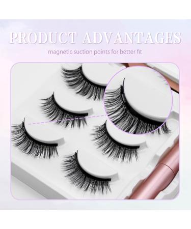 Shop Magnetic Eyelashes - Convenient 3-Pack | Reusable Natural Look No Glue - Perfect for All Occasions - Buy Online on GoSupps.com