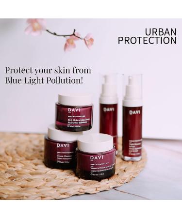 DAVI Soothing Eye Cream | Blue Light Protection | Dark Circles & Puffiness | Anti-Aging, All Natural, Non-GMO, Paraben-Free, Cruelty-Free | 1 Fl Oz - Buy Online on GoSupps.com