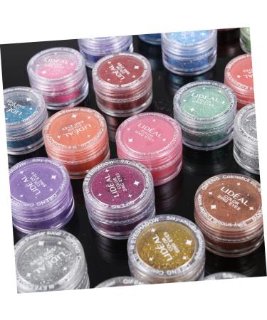 Didiseaon 30pc Eyeshadow Pigments Loose Eyeshadow Glitter Manicure Powder Eye Shadow - Buy Online on GoSupps.com