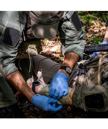 Trauma Kit with Tourniquet - 24 Piece Set for Severe Bleeding Control | Emergency First Aid Care for Military, Camping, Hiking - TAN - Buy Online on GoSupps.com
