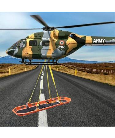 Rescue Basket Stretcher - Stainless Steel Emergency Stretcher with Straps & Lifting Loop for Helicopter Use - Buy Online on GoSupps.com